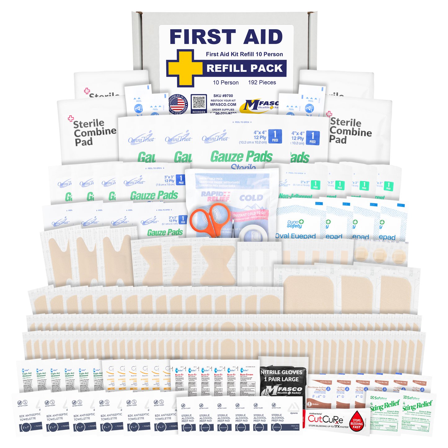 First Aid Kit Refill 10 Person