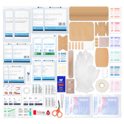 Sports Kit Refill Pack for Medium Size Sports & Team Kits 107 Piece