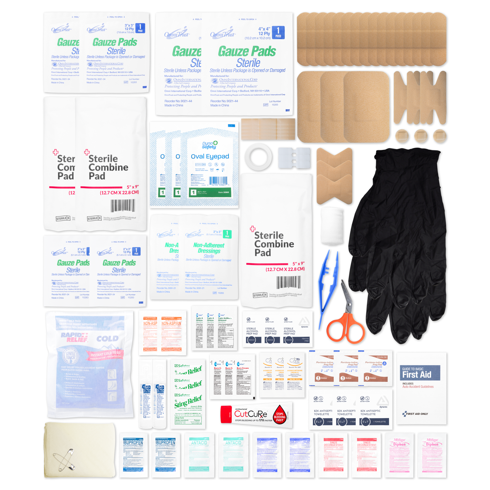 Office/Home/Shop First Aid Kit Refill 25 Person