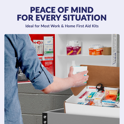 Medium 3 Shelf Workplace First Aid Kit Refill Pack No Medications 417 Piece