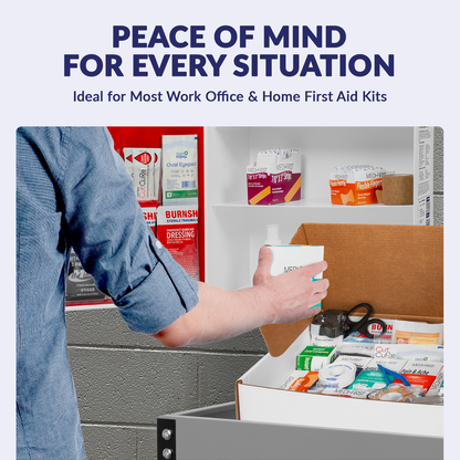 Medium 3 Shelf Workplace First Aid Kit Refill With Medications 546 Piece