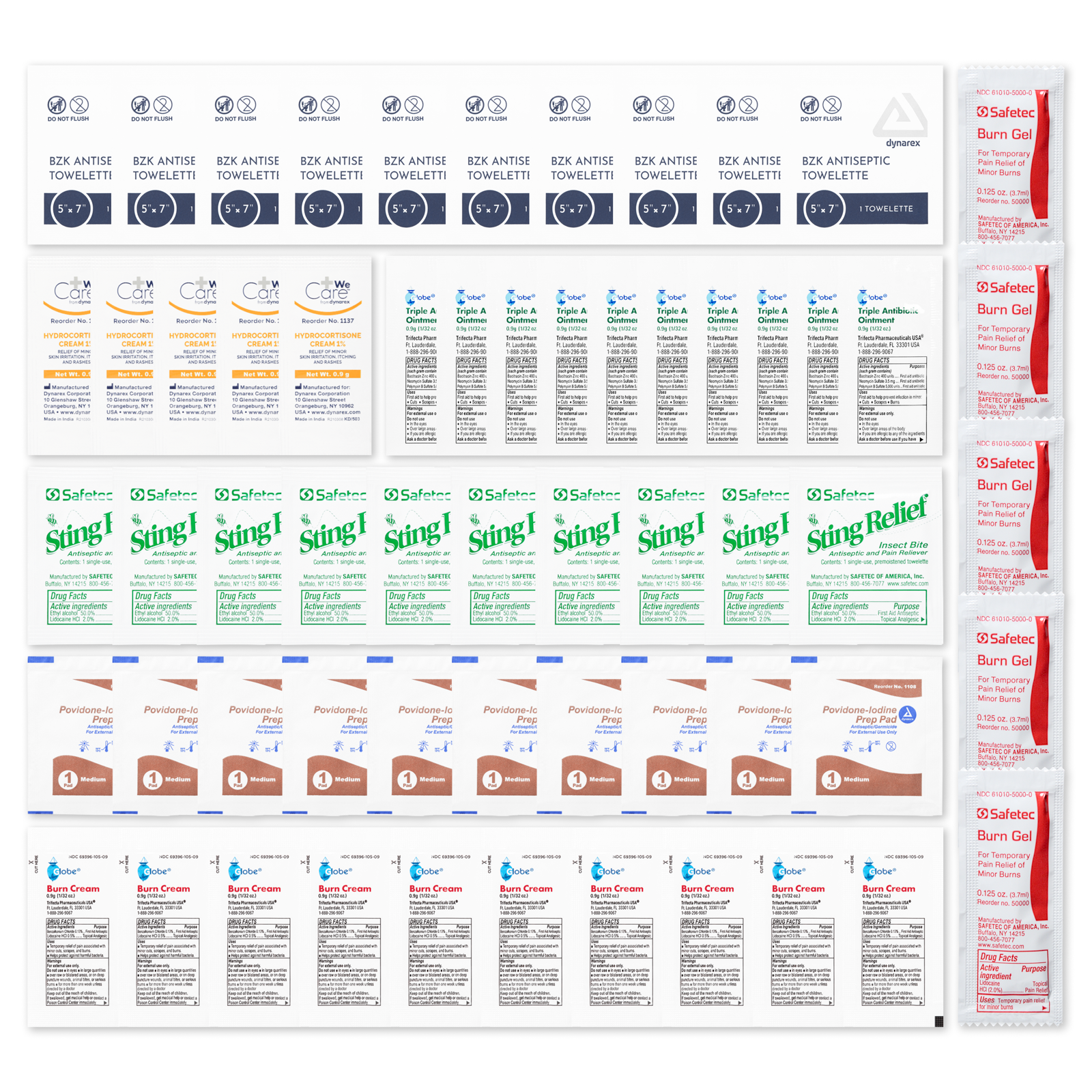 Antiseptic / Anti Itch Prepack Refill Pack
