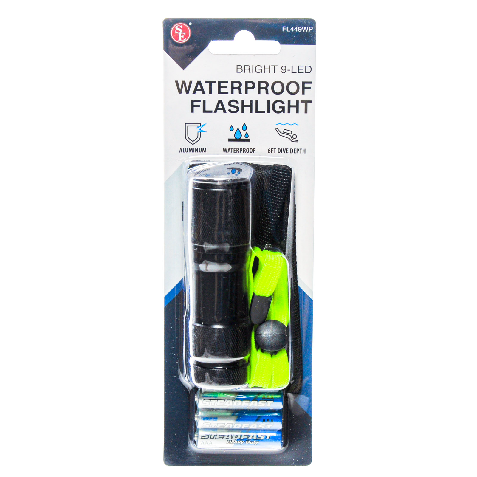 Water Resistant Flashlight Each