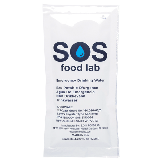 Emergency Drinking Water Packet Each