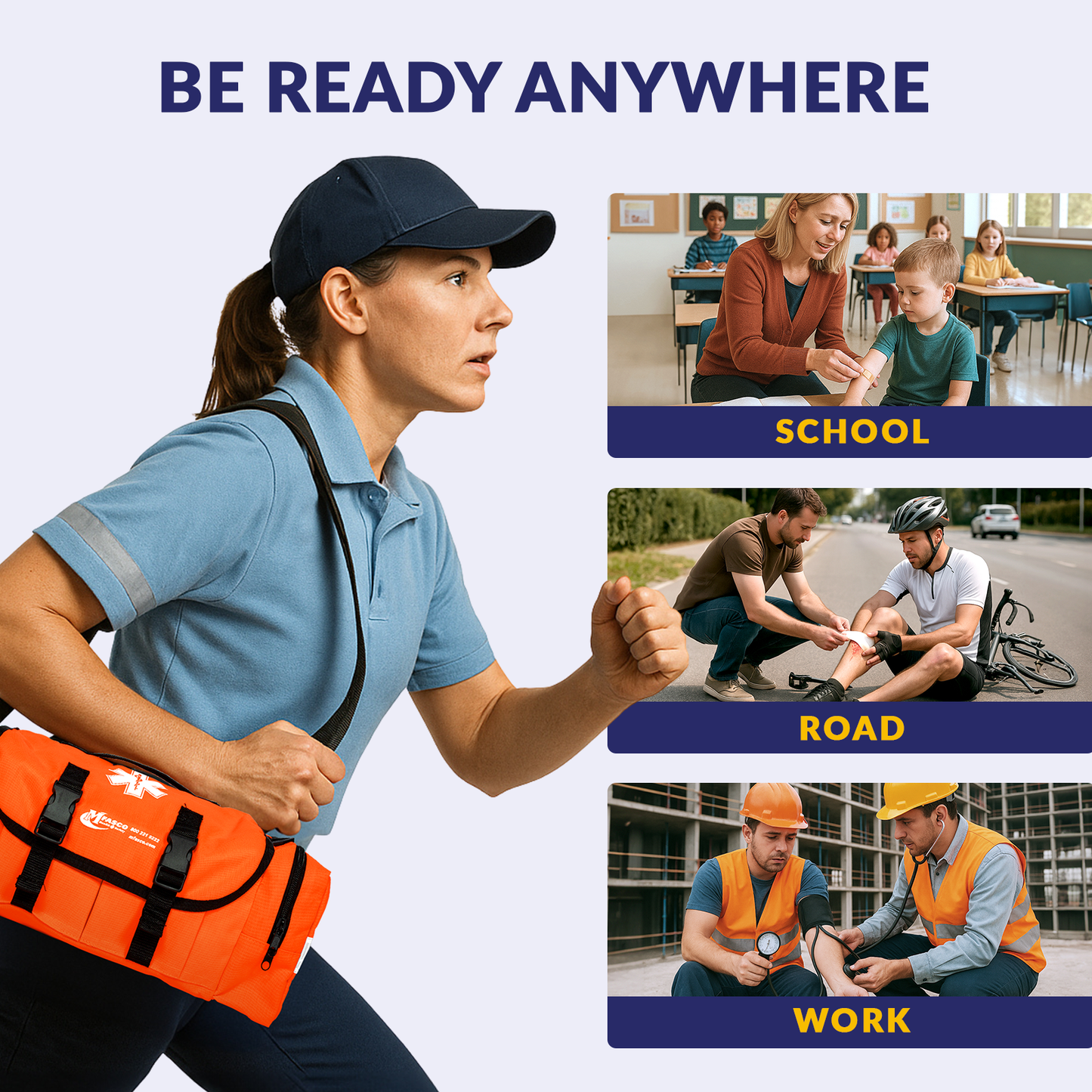 Emergency Response Kit Amz Orange Bag