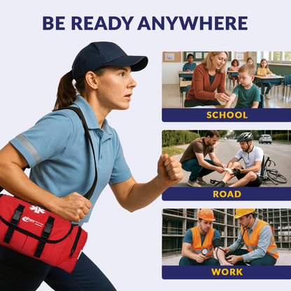 Emergency Response Kit Amz Fill Red Bag