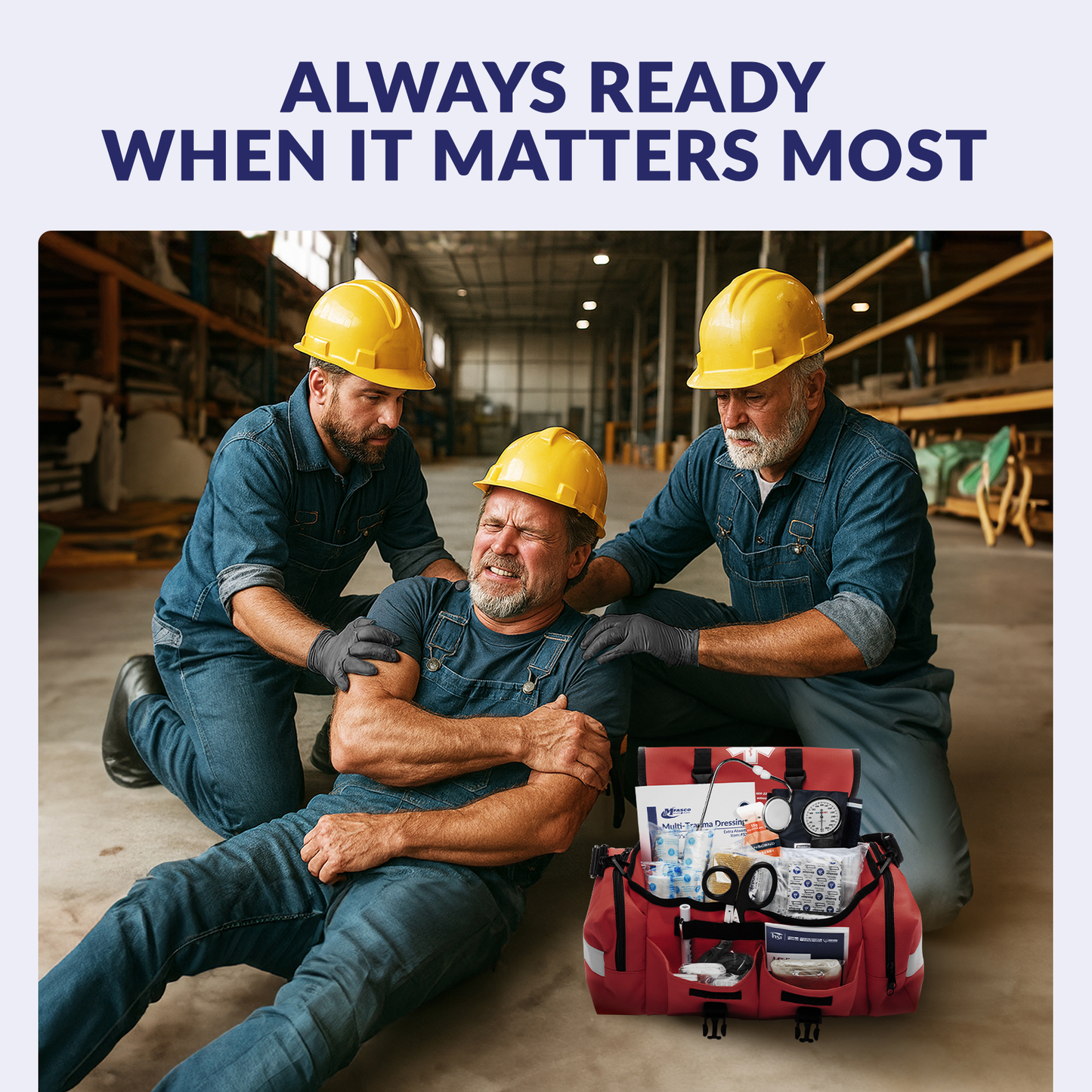 Emergency Response Kit Amz Fill Red Bag