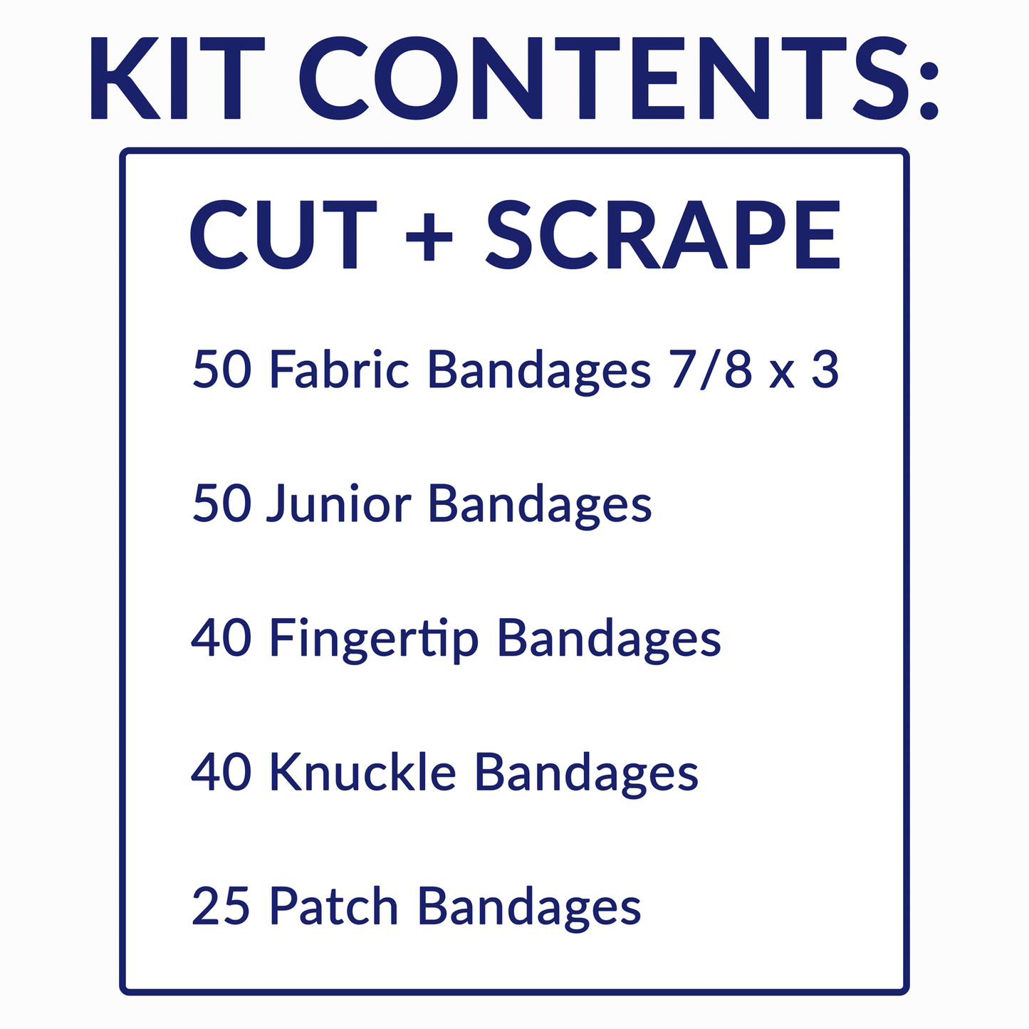 Medifirst Bandage First Aid Kit Refill Pack