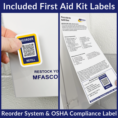 DOT Deluxe First Aid Kit Refill Pack 142 Piece OSHA/ANSI/DOT Required Supplies