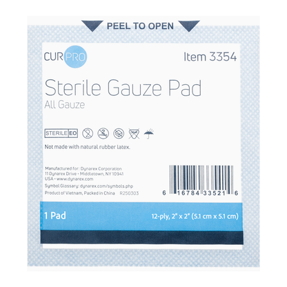 Gauze Pad 2x2 Each