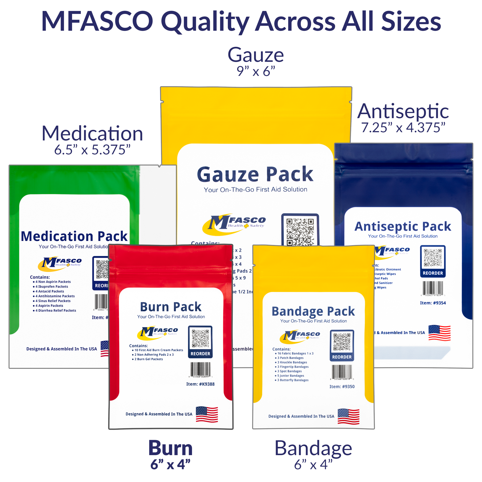 First Aid Kit Refill Pack Burn Pack
