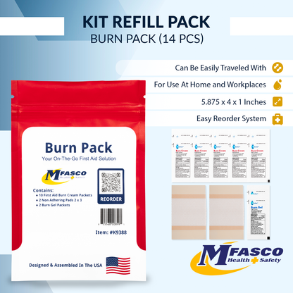 First Aid Kit Refill Pack Burn Pack