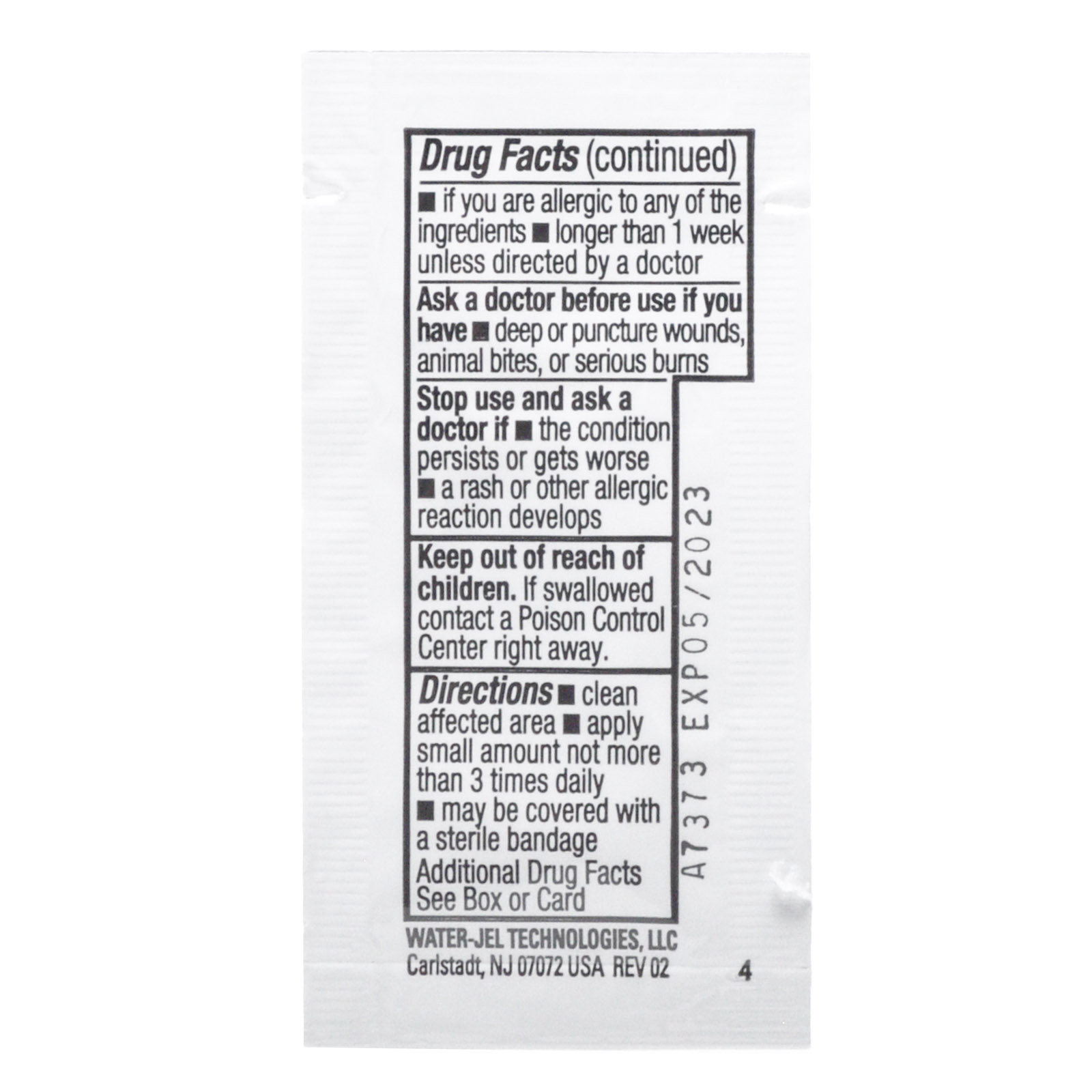 Neomycin Antibiotic Packets (10/Bag)