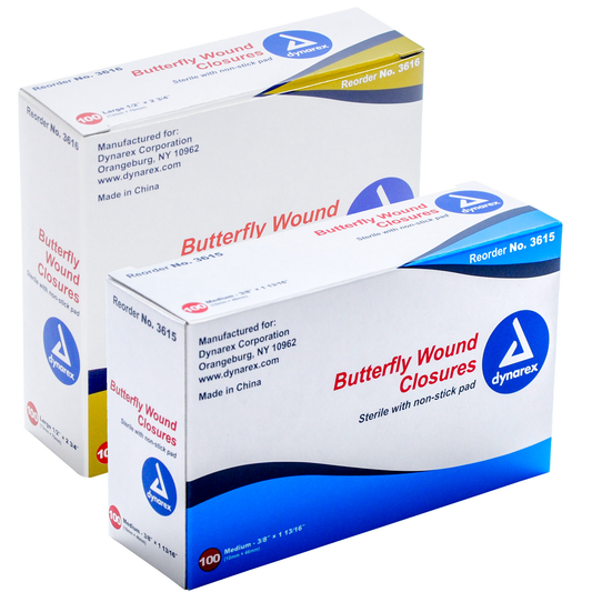 Economy Value Butterfly Closure Strips 100/box