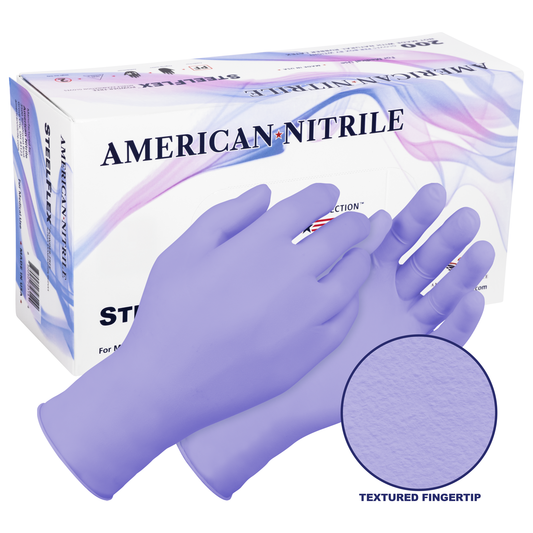 Steelflex Nitrile Gloves 3.5 mil (200/Bx)