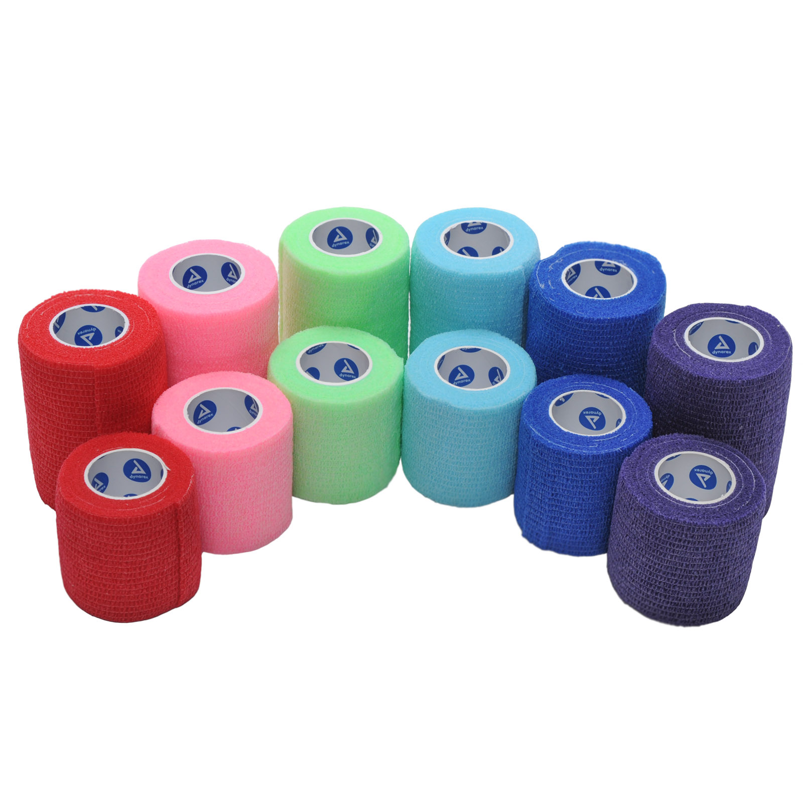 Elastic Bandage Wrap Self Adherent Colors Bulk Box