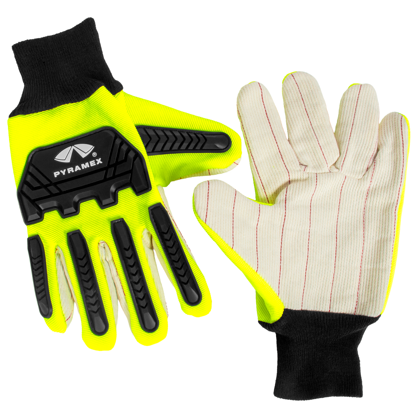 Gloves Cotton Corded Palm Pair