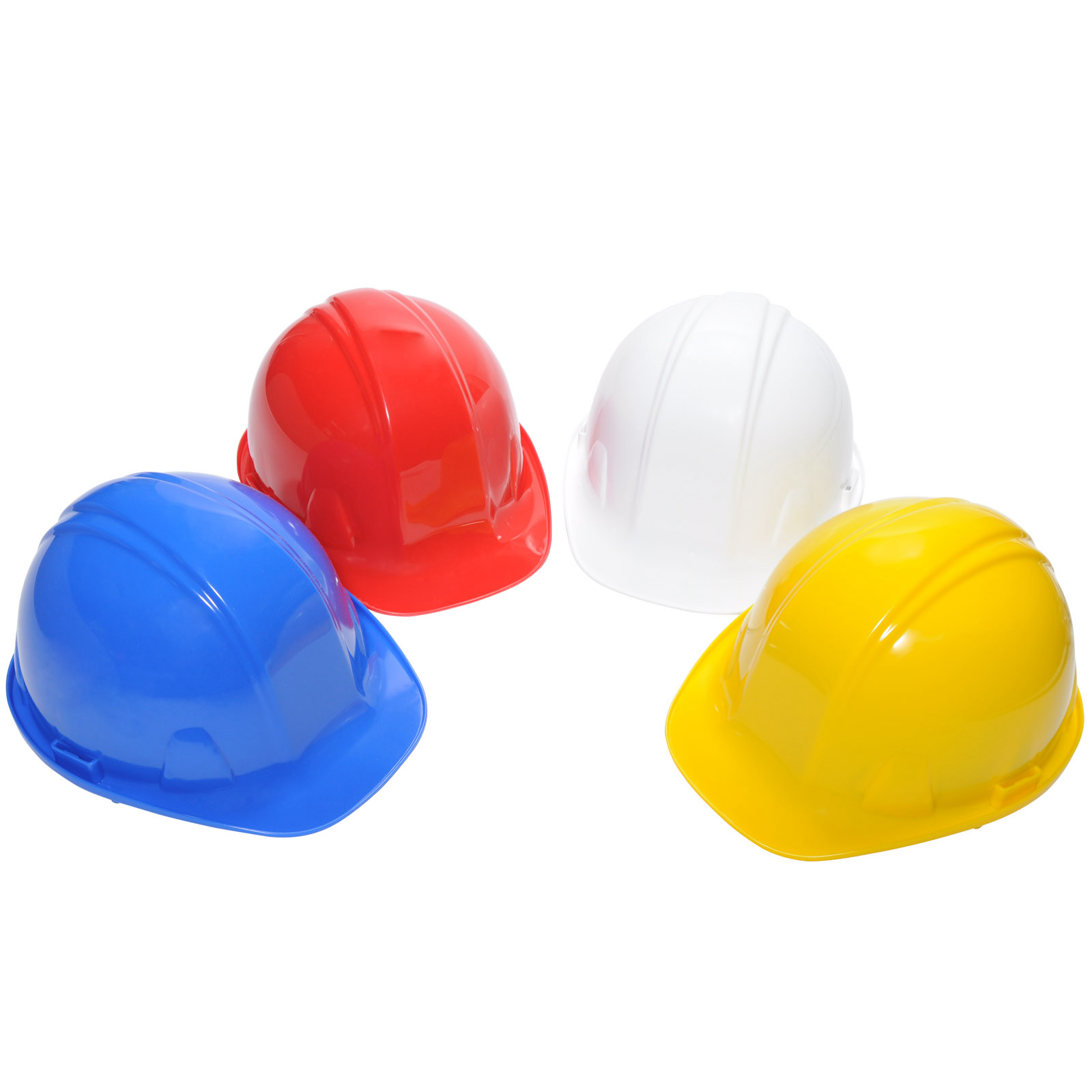 Safety Hard Hat With Ratchet Headgear Adjustment