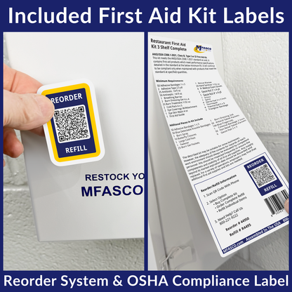 Restaurant First Aid Kit Refill OSHA Class B 560 Piece