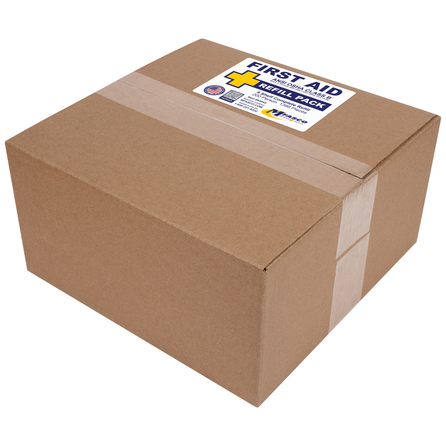 Extra Large 5 Shelf First Aid Kit Refill Pack 1398 Piece Includes Medications