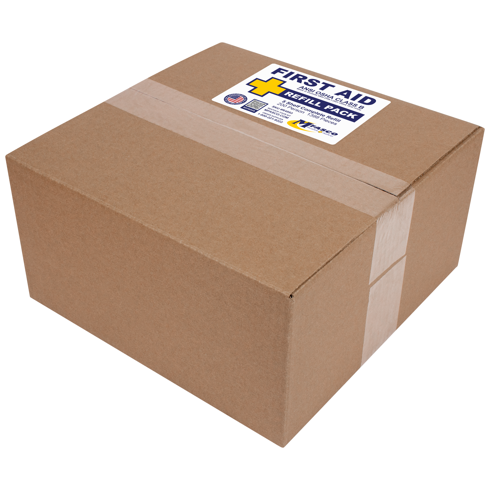 Extra Large 5 Shelf First Aid Kit Refill Pack 1398 Piece Includes Medications