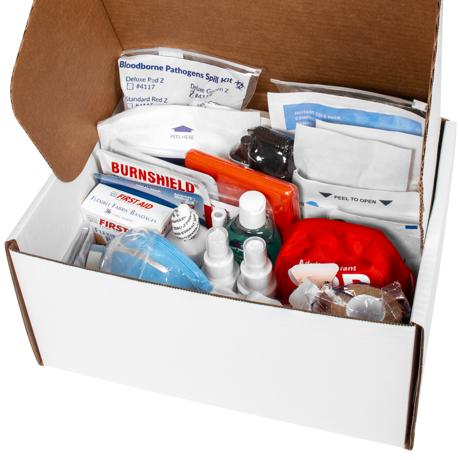OSHA Compliance First Aid Refill Pack with First Aid, Bleeding & Biohazard Supplies 247 Piece